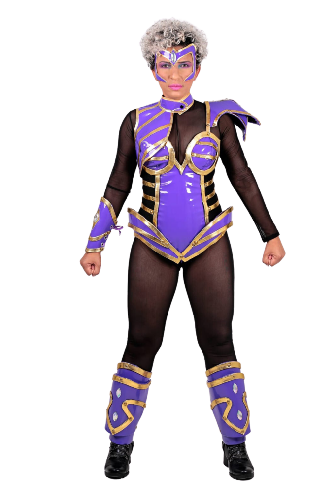 Elly Carper no ensaio de Carnaval